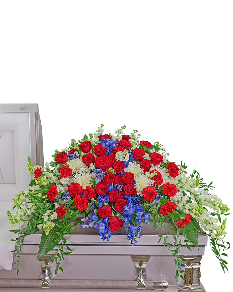 Valiant Honor Casket Spray Product Image